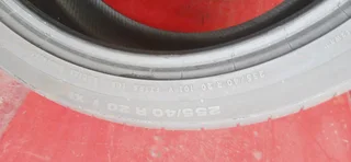 255/40/20 continental and many more tyres sizes available call/WhatsApp 0631966190 will Fit /balance