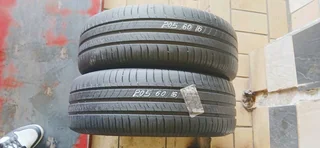 205/60/16 available at affordable prices call/WhatsApp 0631966190 fitting and balance included.