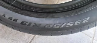 235/50/19 pirelli available at affordable prices call/WhatsApp 0631966190 for details fit/balance.