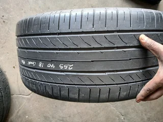 255/40/18 available at affordable prices call/WhatsApp 0631966190 for details. Fitted/balanced .