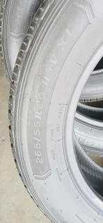 265/55/20 dunlop Grendtrek trek available at affordable prices call/WhatsApp 0631966190 for details.