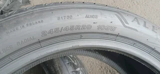245/45/20 pirelli runflat available at affordable prices call/WhatsApp 0631966190 for details.
