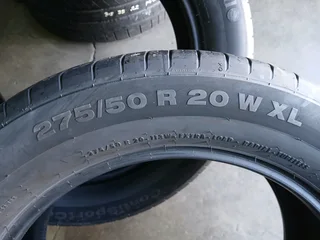 275/50/20 continental and many more tyres sizes available call/WhatsApp 0631966190 for details.