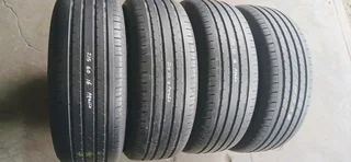 215/60/16 x4 available for sale call/WhatsApp 0631966190 for details will fit and balance.