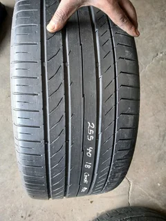 255/40/18 continental runflat available at affordable prices call/WhatsApp 0631966190 for details.