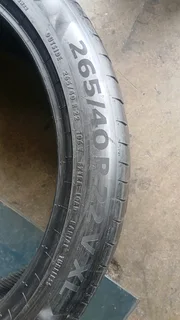 265/40/22/continental and many more tyres sizes available call/WhatsApp 0631966190 for details.