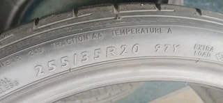 255/35/20 dunlop available at affordable prices call/WhatsApp 0631966190 for details.