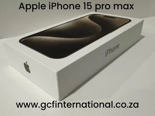 iphone 15 pro max 256gb sealed box