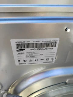 SAMSUNG 8.5KG WASHING MACHINE