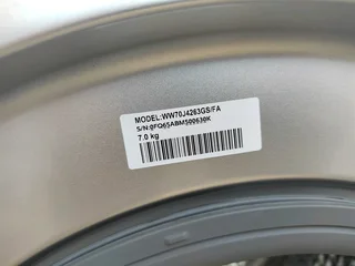 SAMSUNG 7KG WASHING MACHINE ECCOBUBBLE