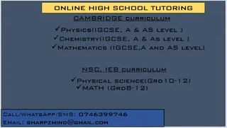 Mathematics AND PHYSICAL SCIENCE, engineering tutorials AVAILABLE ONLINE