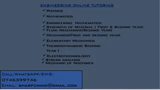 Mathematics AND PHYSICAL SCIENCE, engineering tutorials AVAILABLE ONLINE