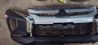 New Mitsubishi Triton 2024 Complete Front Bumper Assembly - Aftermarket Body Part