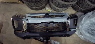 New Mitsubishi Triton 2024 Complete Front Bumper Assembly - Aftermarket Body Part