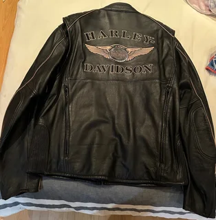Harley Davidson 110th Anniversary Leather Jacket - Size Xl