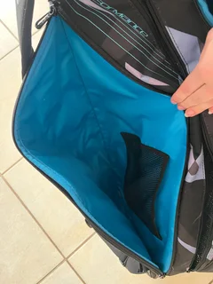 Purple and Black Yonex 9R tennis/squash bag