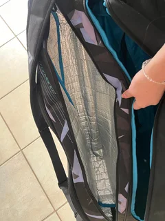 Purple and Black Yonex 9R tennis/squash bag