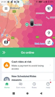 Bolt and indrive driver