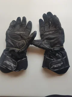 RST TracTech EvoFull leather gloves
