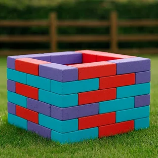 Polystyrene play bricks