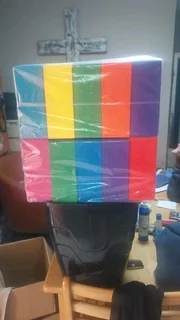 Polystyrene play bricks