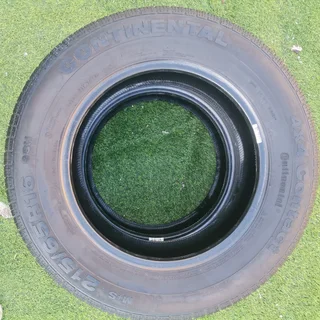 2x Good Used 16 Inch Continental 4x4 Contact Spare Tyres Available For Sale-215/65/16.