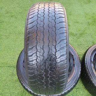 4x18 Inch Used Dunlop Grandtrek Emergency Spare Tyres Available For Sale.Size-265/60/18.