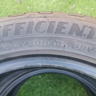 2x15 Inch Goodyear Efficient Used Tyres Available For Sale.195/50/15.