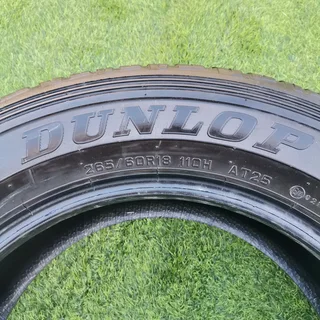 4x18 Inch Used Dunlop Grandtrek Emergency Spare Tyres Available For Sale.Size-265/60/18.
