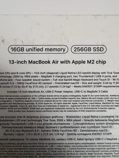 13-Inch M2 Macbook Air