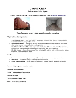 Shipping Containers for sale