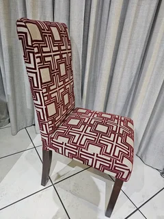 6 Dining chairs &amp; Ottoman