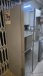 Silver Mirror Kelvinator double door fridge