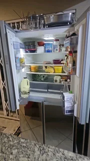 Silver Mirror Kelvinator double door fridge