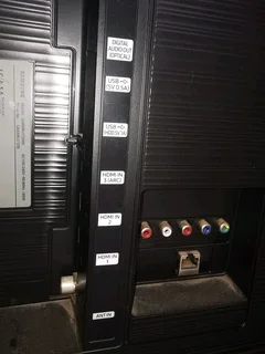 Entertainment Combo. Tv, Soundbar, Tv Cabinet