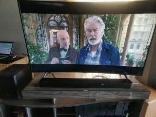 Entertainment Combo. TV, SOUNDBAR, TV CABINET