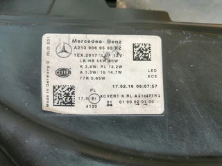 MERCEDES W213 HEADLIGHT 2013 TO 2018