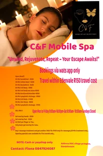 Mobile Spa services