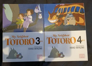 Studio Ghibli My Neighbor Totoro: Film Comic Volume 3 and 4