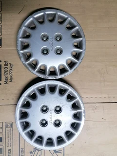 corolla bubble wheel caps x2