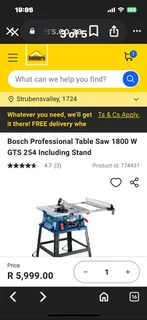 Bosch Professional Table Saw