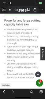 Bosch Professional Table Saw