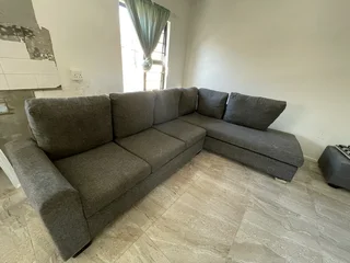 Charcoal L Shaped Couch