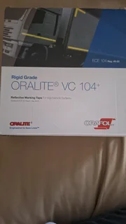 Oralite VC 104+ rigid grade Reflector tape for trucks & trailers