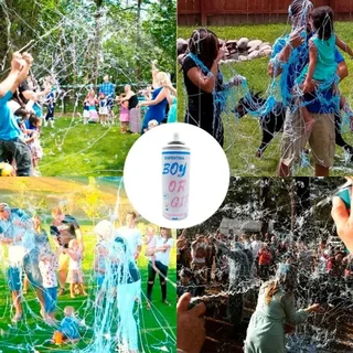 Gender reveal Serpentine Spray (Silly String)
