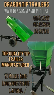 Dragon Tip trailers/ tip trailer manufacturer/,tipper trailers