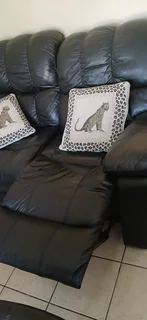 Lounge suite genuine leather