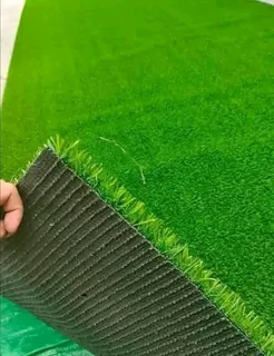 Artificial grass and paving