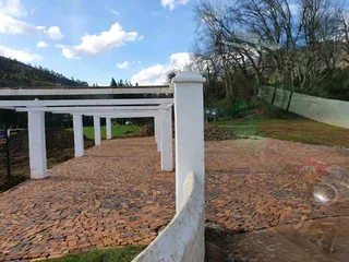 Artificial grass and paving