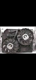 Audi Q7 complete set of radiator with fans